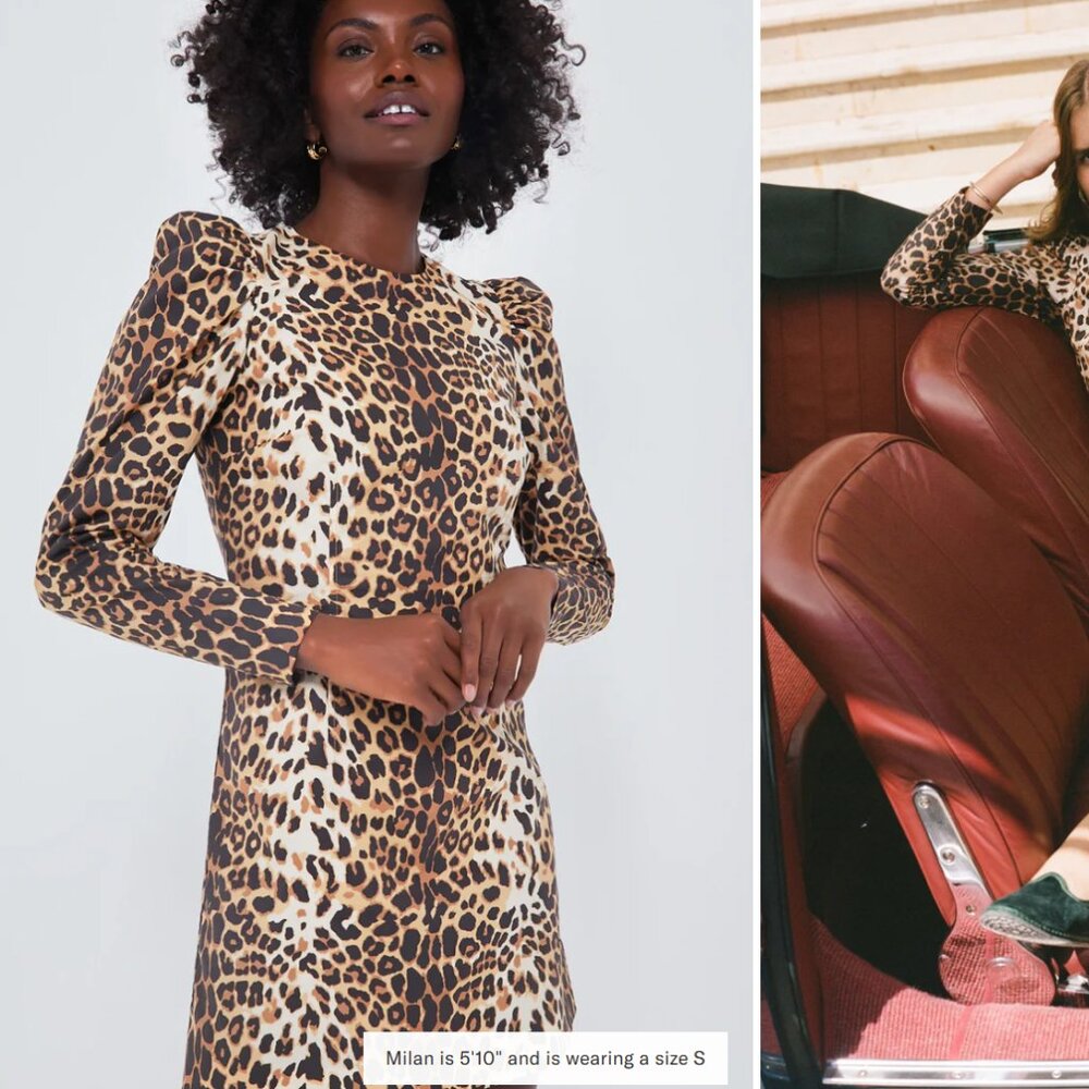 Tuckernuck x India Hicks Leopard Domino Dress
